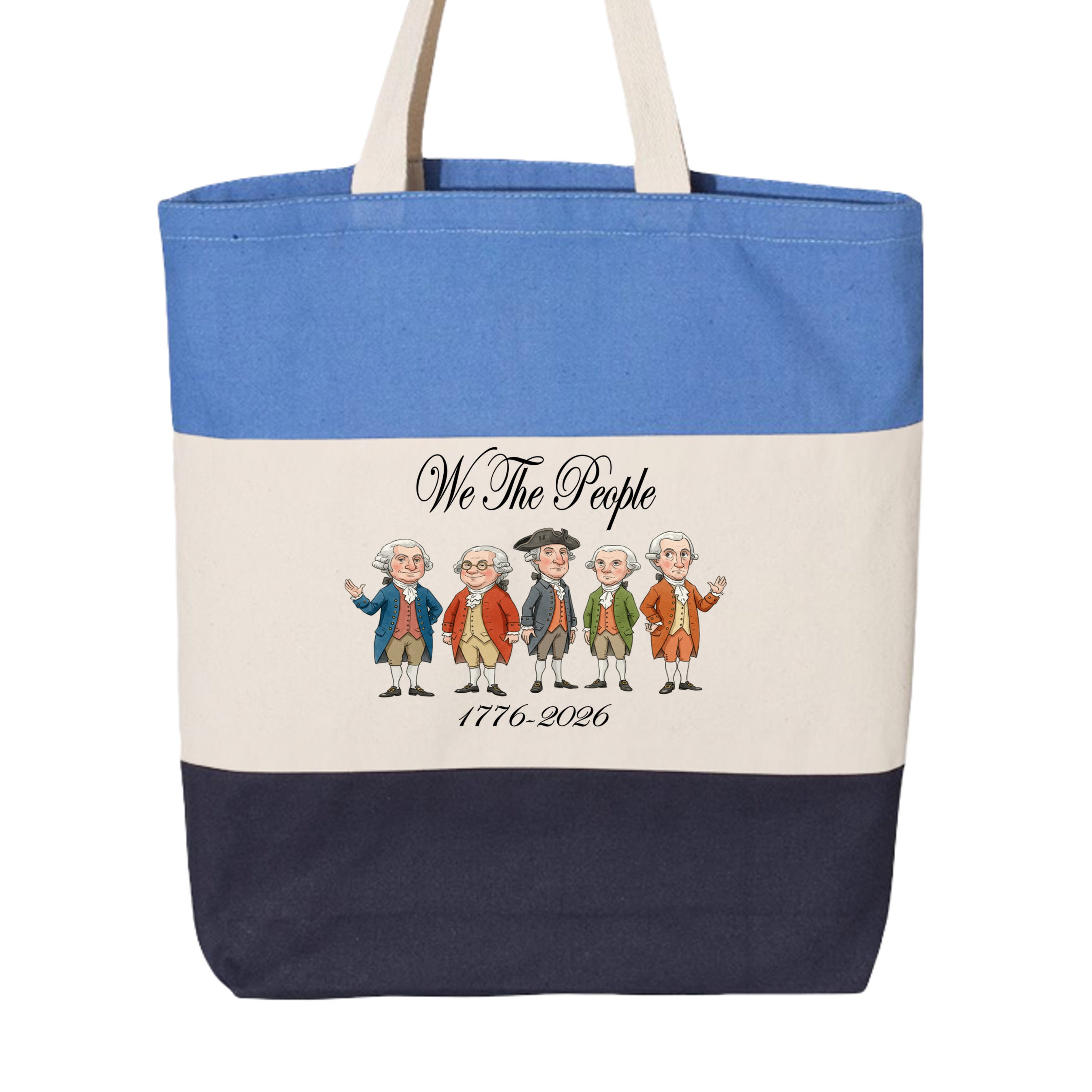 Navy/ Natural/ Carolina Blue - Q125900 - FRONT