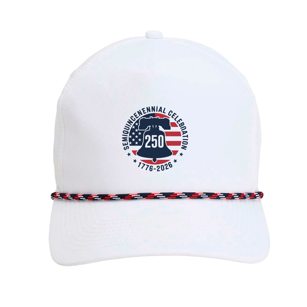 White/ Navy-Red - 5054 - FRONT