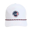 White/ Navy-Red - 5054 - FRONT